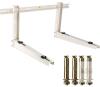 Adjustable Heavy Duty Air Conditioner Wall Mount Bracket, 500 lbs Capacity, 29" Max Width, Steel