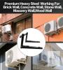Adjustable Heavy Duty Air Conditioner Wall Mount Bracket, 500 lbs Capacity, 29" Max Width, Steel - 3