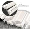 Peel-and-Stick Wall Moulding Trim Set, Lilvduybz, 30pcs, White, 0.83"x0.43", 60/70cm Lengths - 3