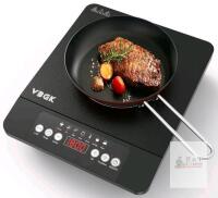 VBGK 1800W Portable Induction Cooktop, 110V Single Burner, 7 Power Levels, Touch Control