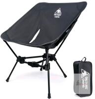 OneTigris Backpacking Chair, 330lb Capacity, Lightweight Portable Folding Camp Chair w/Bag