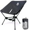 OneTigris Backpacking Chair, 330lb Capacity, Lightweight Portable Folding Camp Chair w/Bag