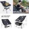 OneTigris Backpacking Chair, 330lb Capacity, Lightweight Portable Folding Camp Chair w/Bag - 2