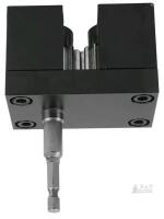 Wire Twisting Tool, 1/4" Hex Shank, 9-14 AWG Capacity, Alloy Steel