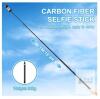 16.4ft Carbon Fiber Telescopic Selfie Stick, 9-Section, Lightweight, Universal Mount, X004PXKFEP - 2