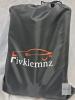 Fivklemnz 21 Cubic Ft Roof Cargo Carrier Bag, 52"x40"x17", Waterproof, 8 Straps, Black/Orange - 3