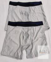 2 New Pairs Size SM Men's BRISIRA Coolmax Boxer Briefs