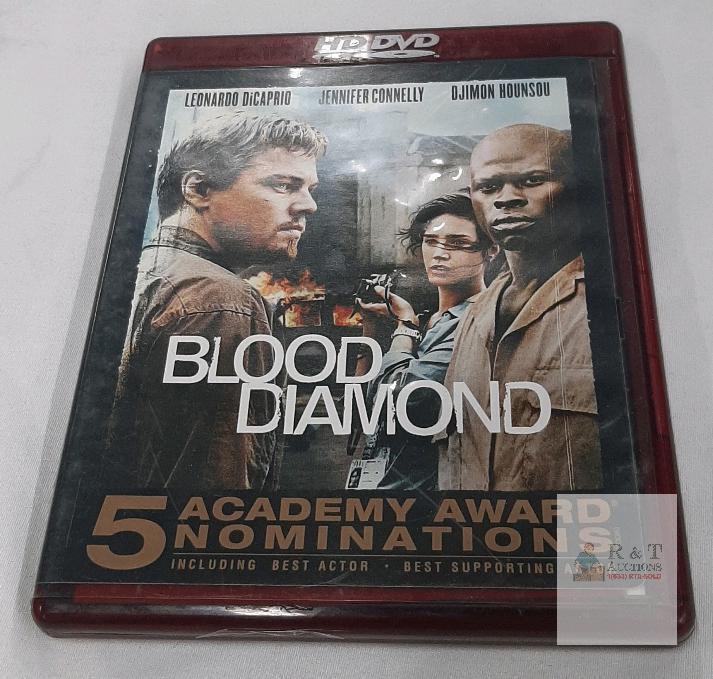 Blood Diamond HD DVD, 2006, Warner Bros, Leonardo DiCaprio, Special Features, 143 mins, Region Free