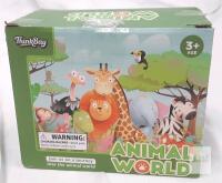 ThinkBay Animal World Playset &ndash; 16-Piece Desert Animal Figures, Ages 3+