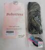 Behotress 20" Wavy Clip-In Synthetic Hair Extensions, Black with Highlights