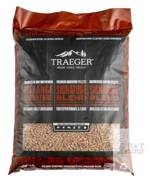 Traeger Signature Blend 20 lb Premium Hardwood Pellets | Hickory, Maple, Cherry | Grilling/Smoking