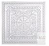 Art3d 24"x24" 3D Decorative PVC Ceiling Tiles, White Finish, Pack of 12