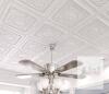 Art3d 24"x24" 3D Decorative PVC Ceiling Tiles, White Finish, Pack of 12 - 3