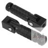 2-Packs New BOXOB 2pcs 90&deg; Foldable Non-Slip Universal Motorcycle Foot Pegs - 2