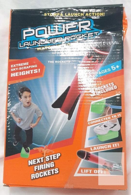 Power Launcher Rocket Set &ndash; Stomp & Launch, 3 Foam Rockets, Ages 5+, Complete Accessories