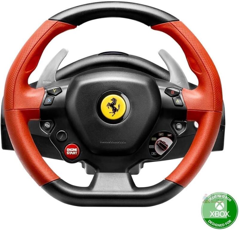Thrustmaster Ferrari 458 Spider Racing Wheel for Xbox One/Series X|S with Pedals