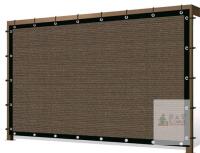 High-Density Polyethylene Pergola Shade Cover with 90% UV Protection and Metal Grommets 8x10'