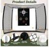 Fanison Golf Hitting Net with Impact Screen, 10.6' x 8.4', 6-PLY Netting & Fiberglass Frame - 3
