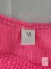 Hot Pink Crinkle Textured Bikini Bottom, Medium, High-Leg Cut, Pull-On Style - 3