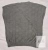 NEW Women's Grey Knit Crew Neck Sweater XL, Pocket, Acrylic, Pullover, - 4