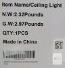 MEIXISUE Gold Sputnik Ceiling Light MX-C2130-6 GD, 6-Light, Modern, Semi-Flush, UL Certified new - 4