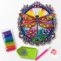 Artist Diamond Painting Kit 20cm, Xmas Theme, Model 53PLOUS, Round Shiny Diamonds, X004PQOP8T