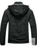 New - Men's Sz. Medium WULFUL Men's Softshell Jacket Waterproof Lightweight Insulated Windbreaker Fleece Lined Rain Shell Jacket for Hiking Travel - 3