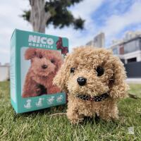 NEW NICO Rob&oacute;tica Interactive Robotic Plush Puppy &ndash; Walks, Barks & Runs- distressed box from transit - product perfect