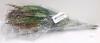 Artificial Grass Foliage Bundle, 36 Leaves per Stem, 15.7" Length, Green with Brownish Tips - 2