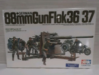 Vintage 88mm GunFlak36/37 Military Miniatures 1:35 Scale. In Sealed Box.