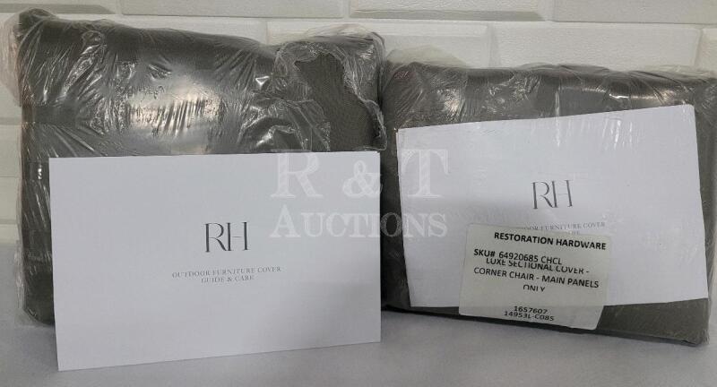 RH Corner Chair Outdoor Furniture Covers , Two (2) Covers - New