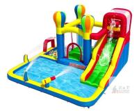 New Baralir Inflatable Bounce House Water Slide Combo 11x11 ft w/ Pool, Blower, Sprinklers, Bag