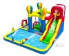 New Baralir Inflatable Bounce House Water Slide Combo 11x11 ft w/ Pool, Blower, Sprinklers, Bag