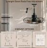 Nacatin 20.5" Outdoor Ceiling Fan w/ Dimmable LED, 3 Blades, Remote, Black, Weatherproof - 3