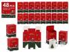 NEW Windyun 48-Pc Christmas Tumbler/Jar Gift Box Set &ndash; Merry Christmas Designs -