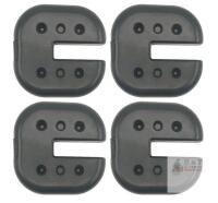 T&Jero 24 lb Set of 4 Square Heavy Duty Canopy Weights, 7.87"x7.87", for Pop Up Tent Legs