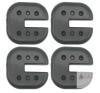 T&Jero 24 lb Set of 4 Square Heavy Duty Canopy Weights, 7.87"x7.87", for Pop Up Tent Legs