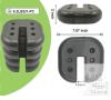 T&Jero 24 lb Set of 4 Square Heavy Duty Canopy Weights, 7.87"x7.87", for Pop Up Tent Legs - 2
