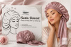 New Satin Bonnet Sleep Cap - Dusty Rose