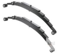 Pair of Youxmoto Trailer Leaf Springs, 5 Leaf Double Eye, 3,000 lb Rating Each, 25-1/4" Length