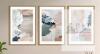 Framed Abstract Wall Art Set &ndash; 3 Panels, 16x24 Inches Each, Neutral Earth Tones - 2