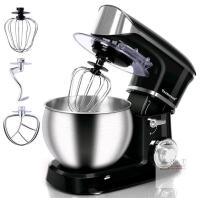 Techwood TWSC-263 Electric Stand Mixer, 6L Stainless Steel Bowl, 400W, 6 Speeds + Pulse