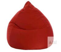 Gouchee Home Easy Teardrop Bean Bag Chair 28"x43" Red Model 49588, Polyester Cover