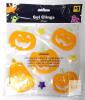 Halloween Plastic Pumpkin & Skull Party Favors, Gel Clings, Door Cover, and Skeleton Bowl Set - 3