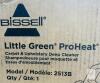 Bissell Little Green ProHeat 2513B Carpet & Upholstery Cleaner, Corded, 48oz Tanks, Original Box Some minor signs of use (see photos). Some fluid has been used, but most appears present. $169.99 retail. - 3
