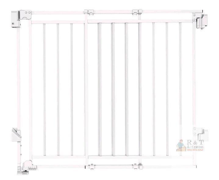 Patywaga SH21.002G Baby/Pet Safety Gate, New - White , 26.4" - 43.3"