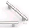 Asimerdeco AR007 Brushed Gold Cabinet Pulls, 3.75" Hole Centers, 5-Pack