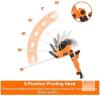 GARCARE GPHT06 Corded 2-in-1 Pole Hedge Trimmer, 20" Blade, 4.8A Motor, 6-9 ft Telescoping - 2