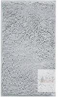 Gray Ultra Soft Chenille Bath Mat, 32" x 24", High Pile, Non-Slip Backing