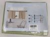 PICKLUC Sage Green Rod Pocket Valance 30"x30" 100% Polyester Panel, Set of 4, New in Package - 2